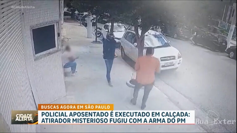 pm-aposentado-e-executado-no-meio-da-rua-na-zona-leste-de-sp;-atirador-fugiu-com-a-arma-da-vitima