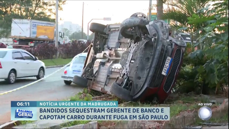 bandidos-sequestram-gerente-de-banco-em-sp-e-capotam-carro-na-fuga